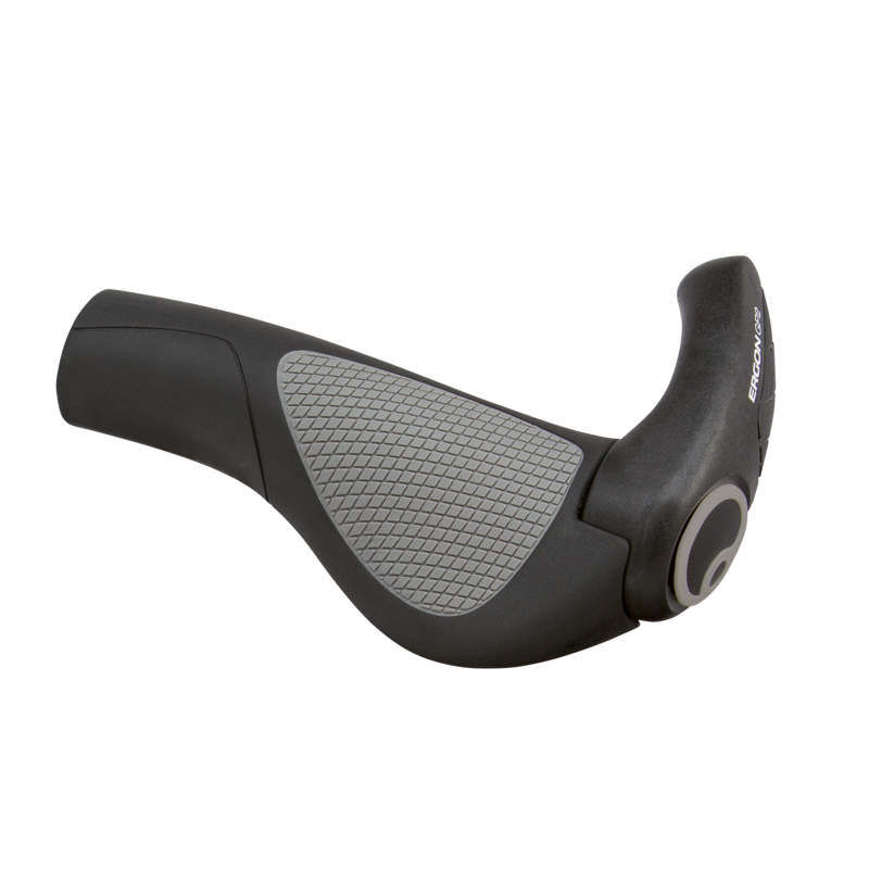 Ergon Bike GP2 Ergonomic Handlebar Grips Black/Grey-1